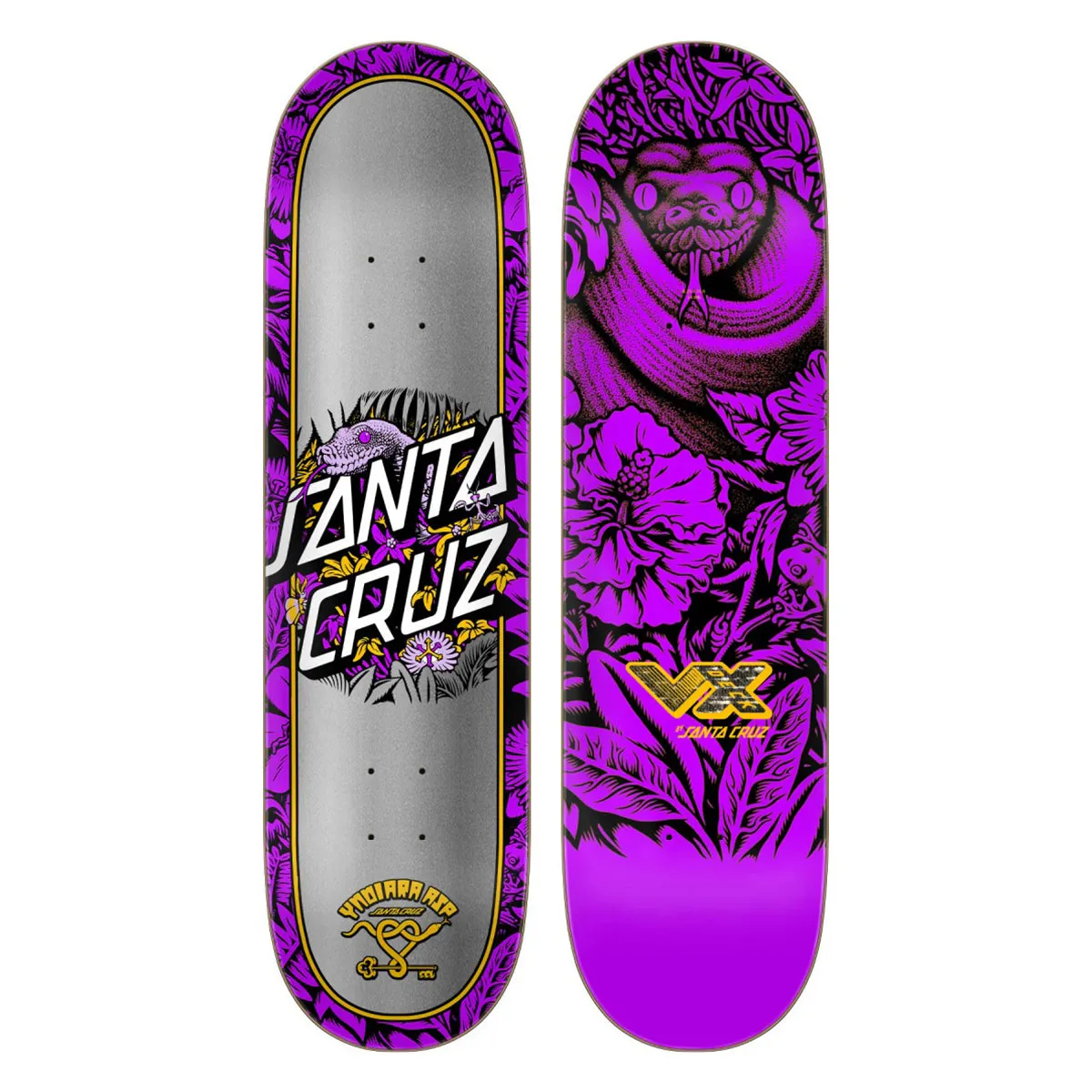 Tabla Skate Santa Cruz Asp Flores Dot VX 8.25   Lija