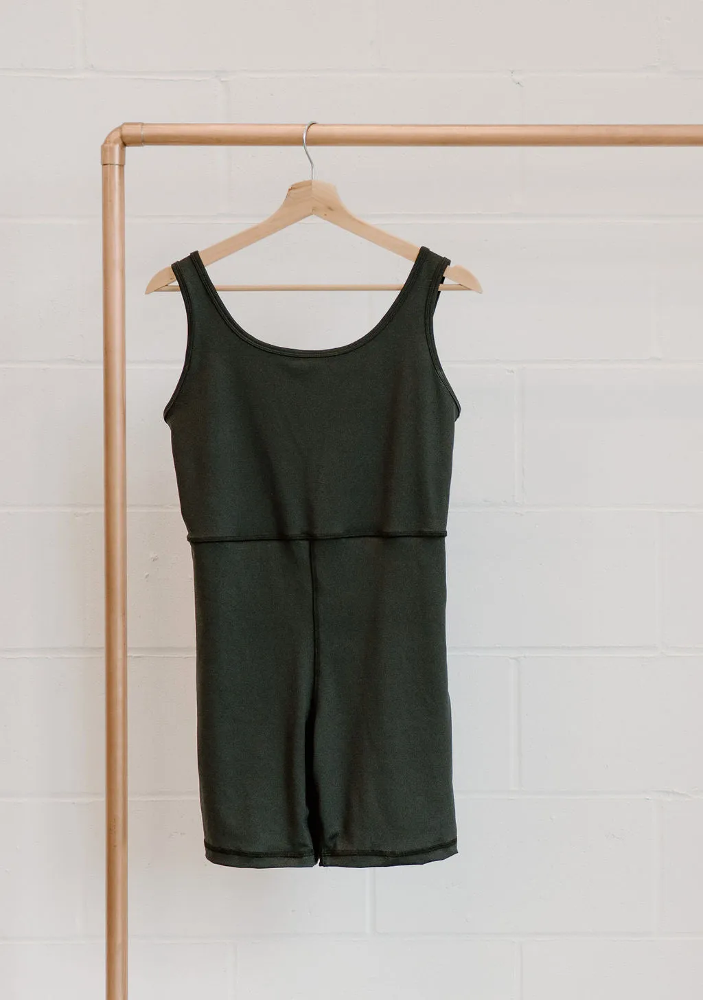 Take Me Away: Ladies Athletic Shorts Romper