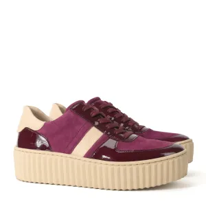 TALL TRI - AUBERGINE - NUBUCK