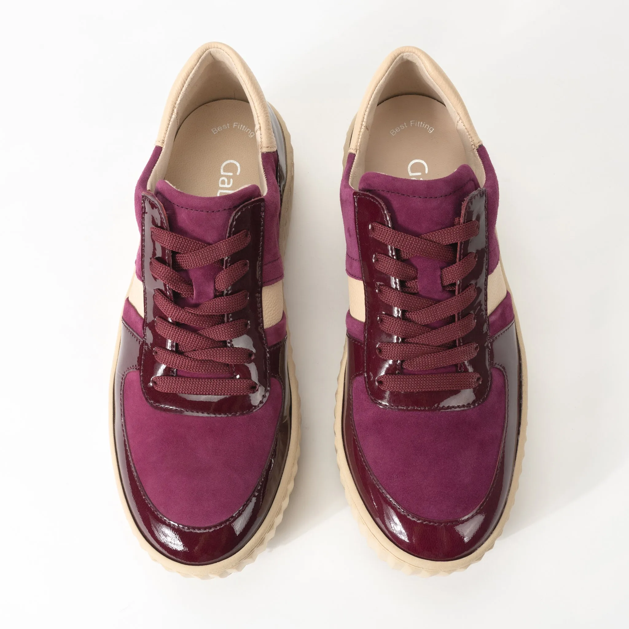 TALL TRI - AUBERGINE - NUBUCK