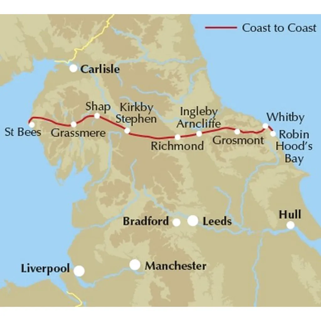 The Coast to Coast - St Bees to Robin Hoods Bay