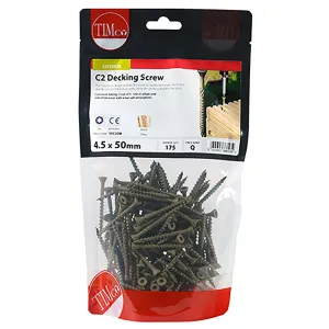 TIMCO C2 Deck Fix Premium Decking Screws Torx Exterior Green Timber Construction