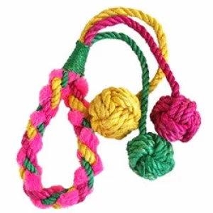 Triple Balls Hemp Rope Dog Chew Toy
