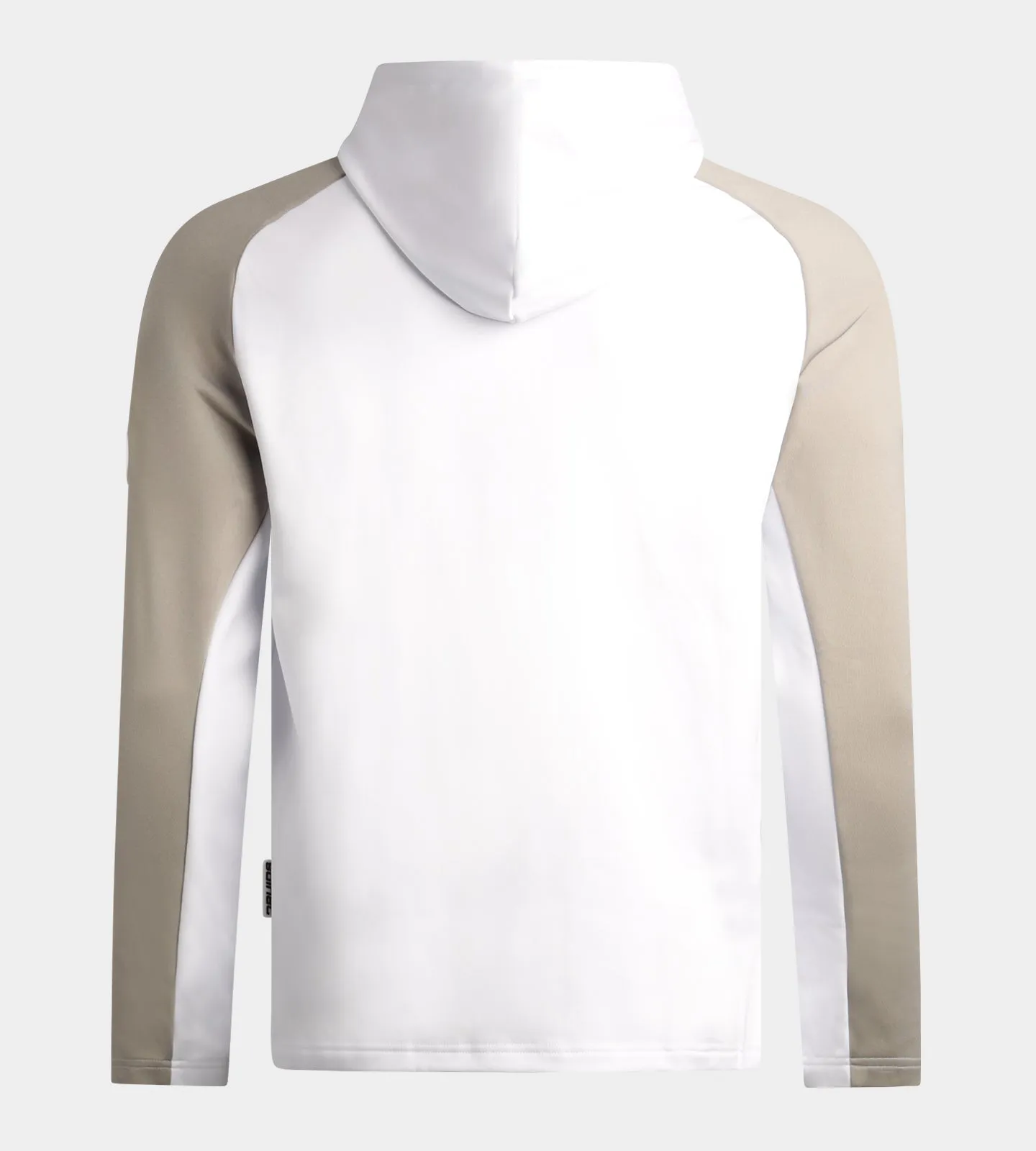 TWO TONE HOODIE - WHITE