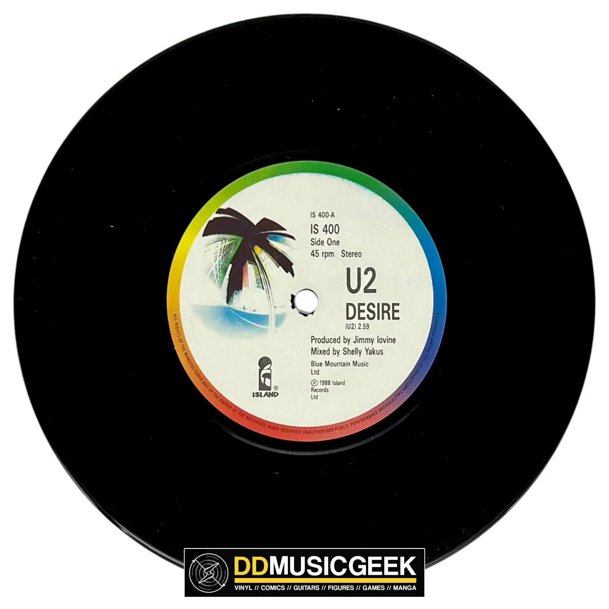 U2: Desire (7", Single, Gat)