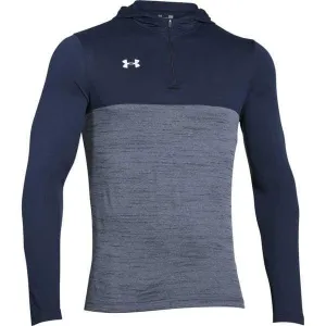 Under Armour Men's Midnight Tech Quarter Zip Hoodie-Navy