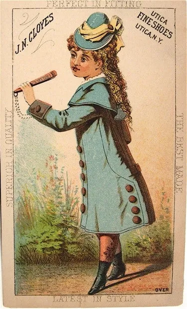 Utica Fine Shoes- old trade card