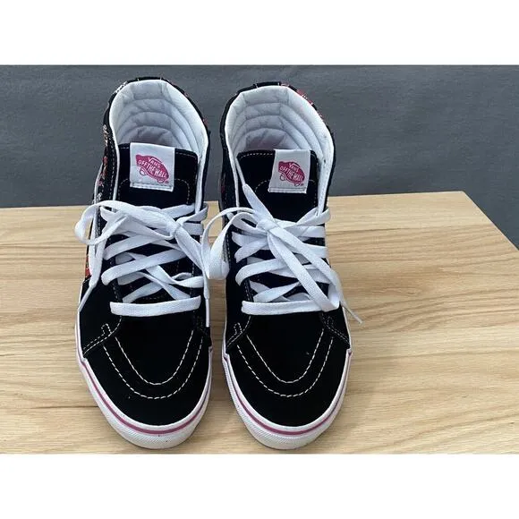 Vans Kids Sk8 Donuts Heart Hi Top Sneaker Shoes Size 6 US Juniors