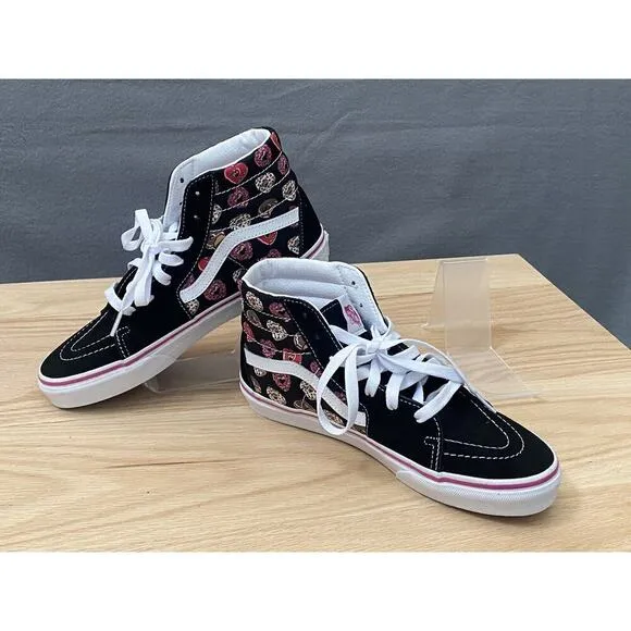 Vans Kids Sk8 Donuts Heart Hi Top Sneaker Shoes Size 6 US Juniors