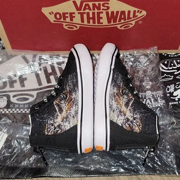 VANS Sk8-Hi Zip ProjectCAT Protect Tigers Discovery Rare ComfyCush Shoes Size 5