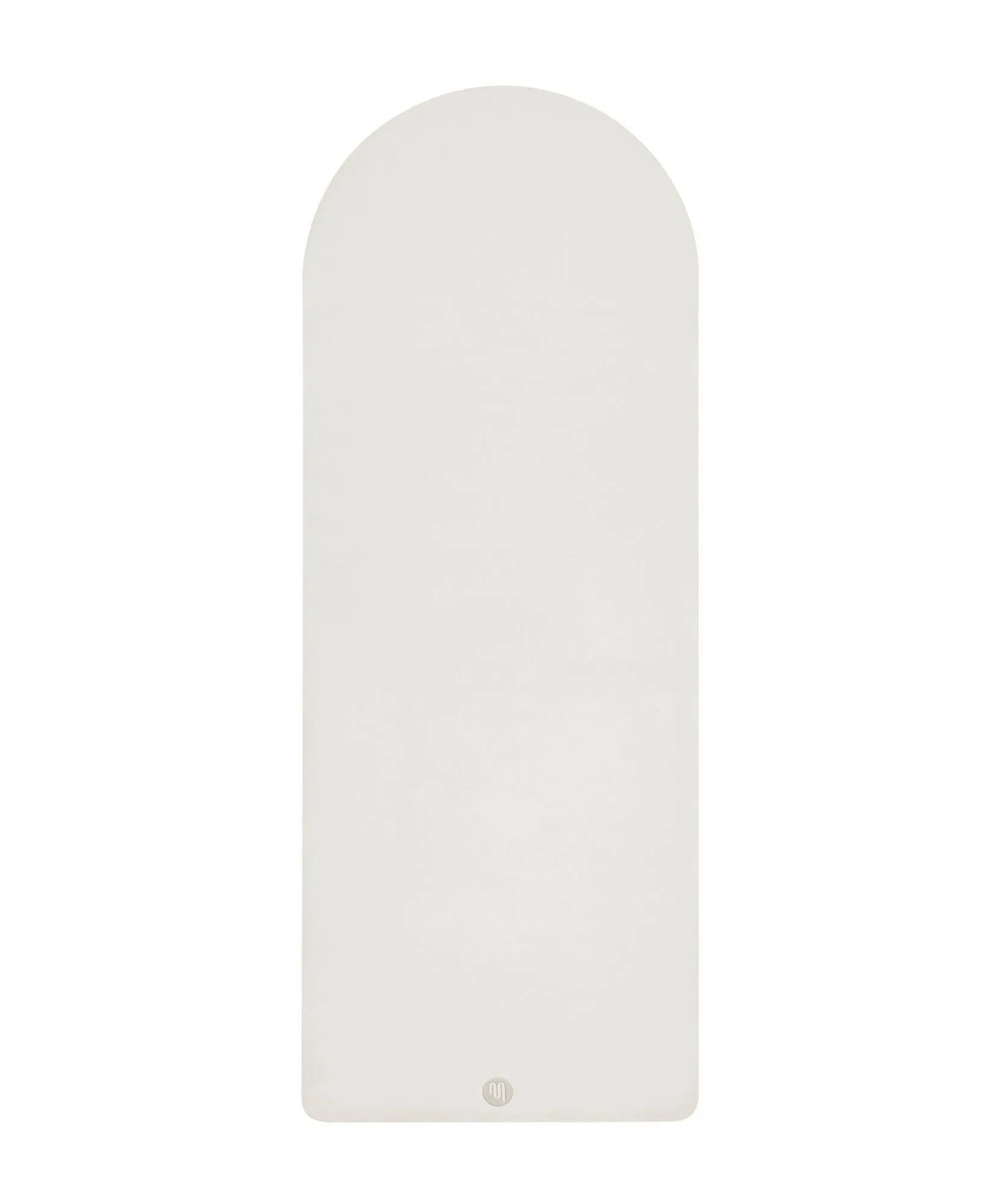 Vegan Leather Curved Studio Mat - Ivory 6mm