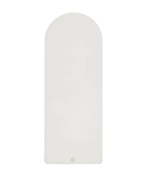Vegan Leather Curved Studio Mat - Ivory 6mm