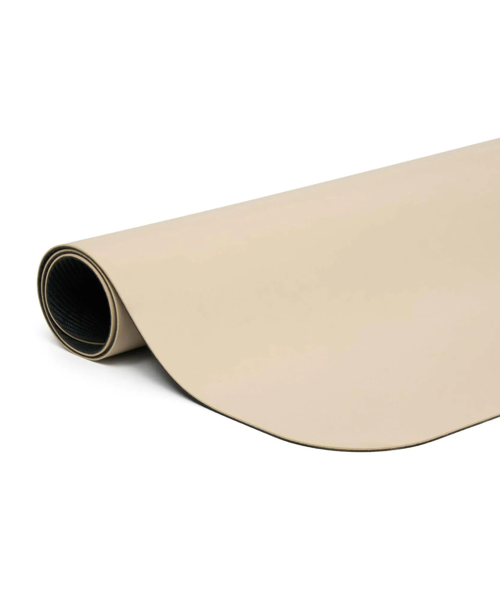 Vegan Leather Pilates Reformer Mat - Almond