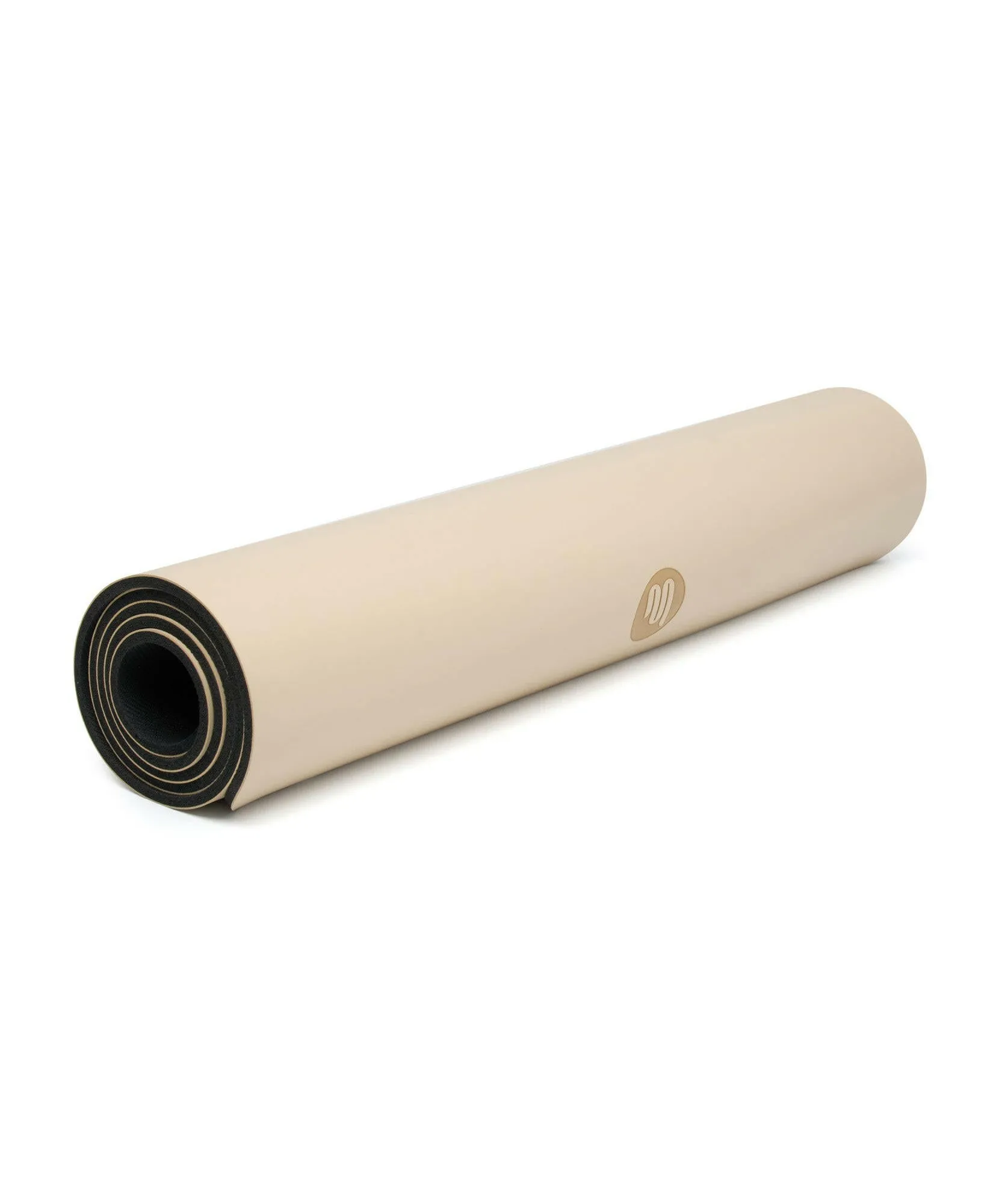 Vegan Leather Yoga Mat - Almond