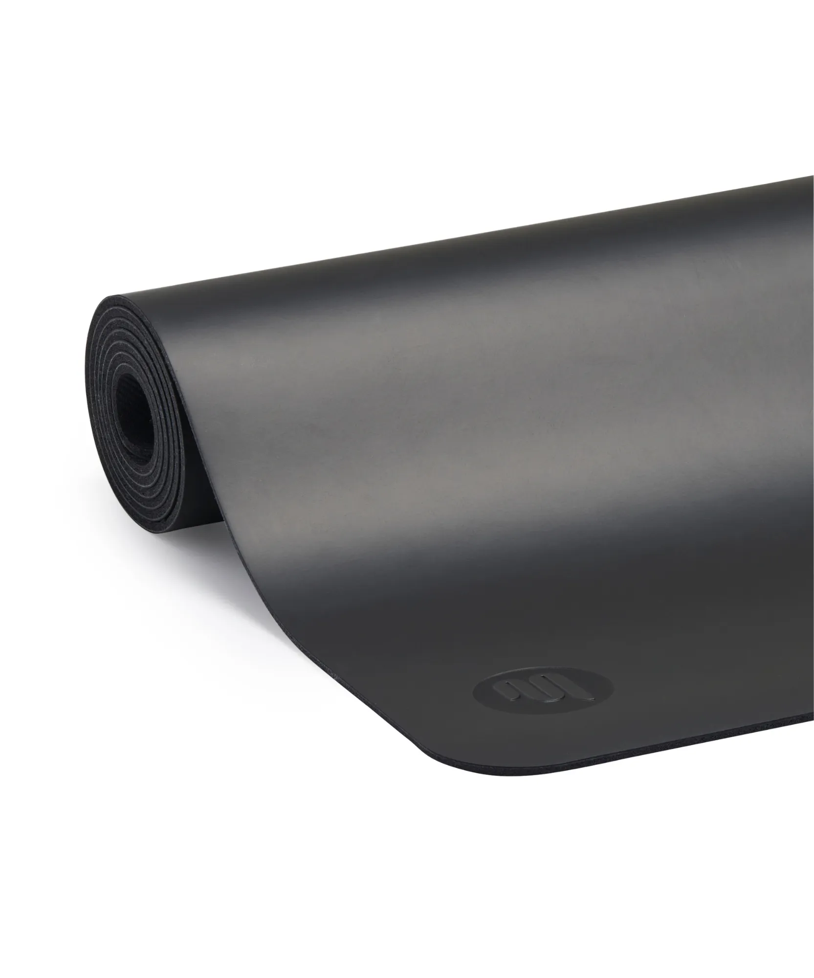 Vegan Leather Yoga Mat - Classic Black