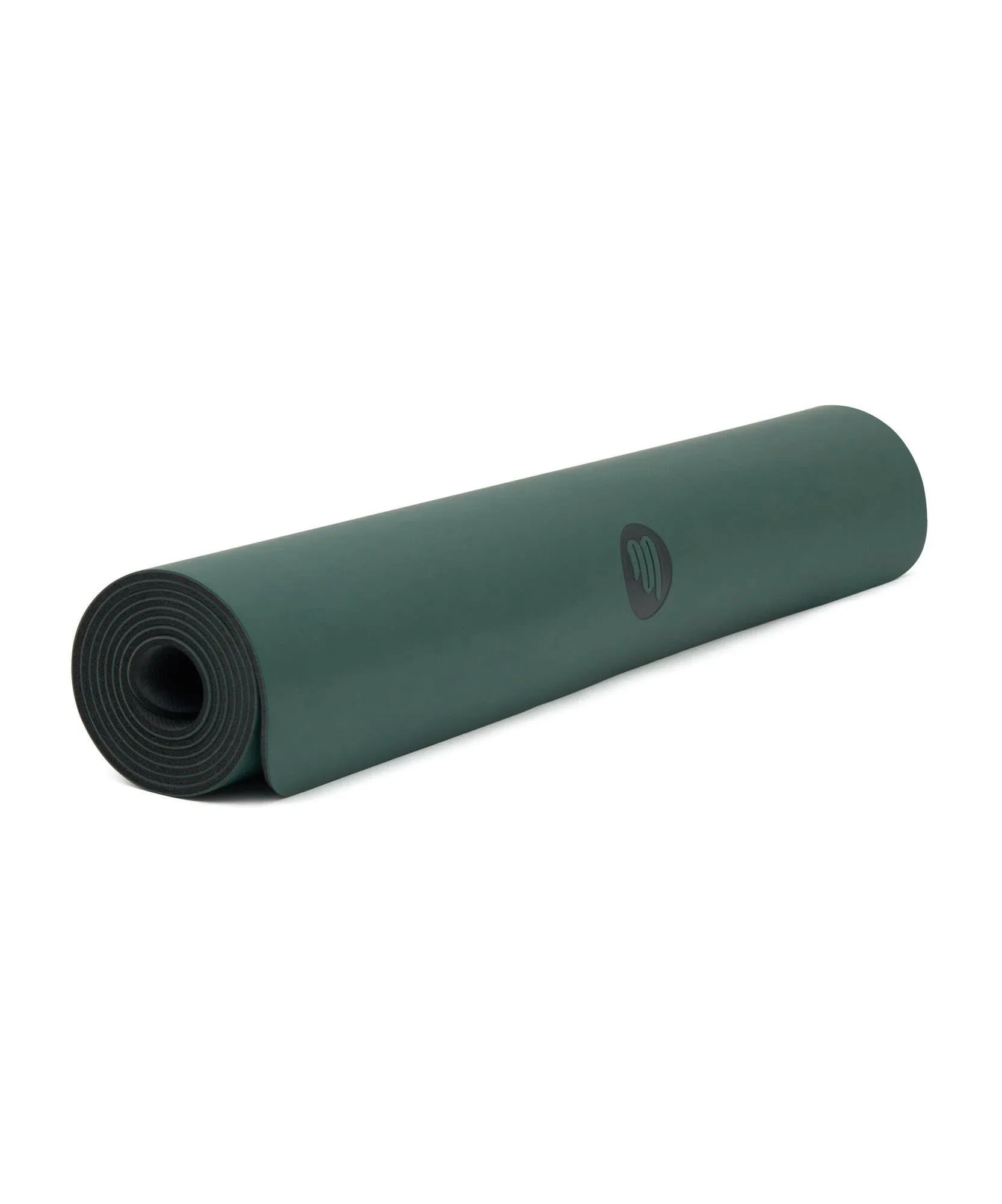 Vegan Leather Yoga Mat - Forest Green