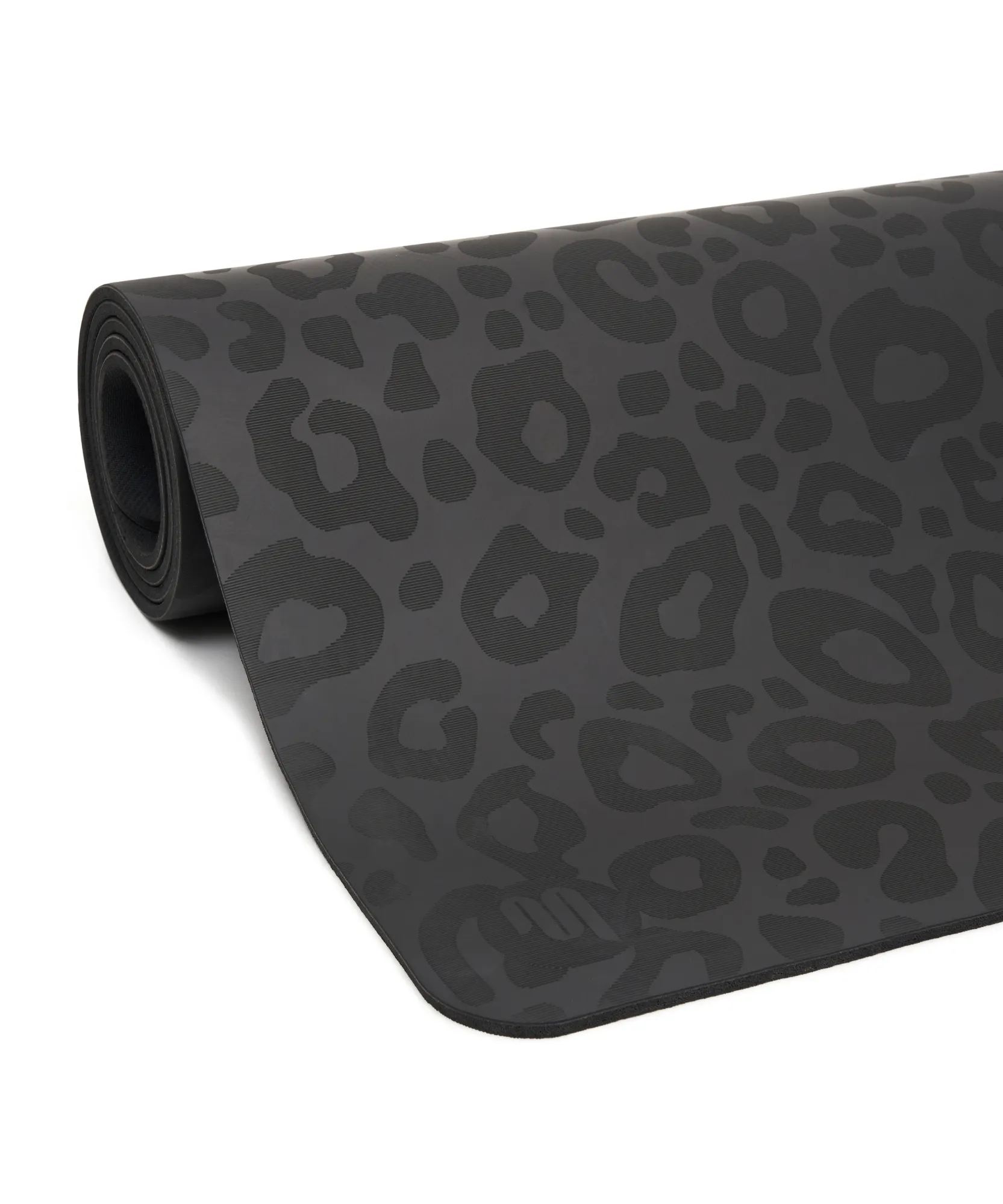 Vegan Leather Yoga Mat - Luxe Cheetah