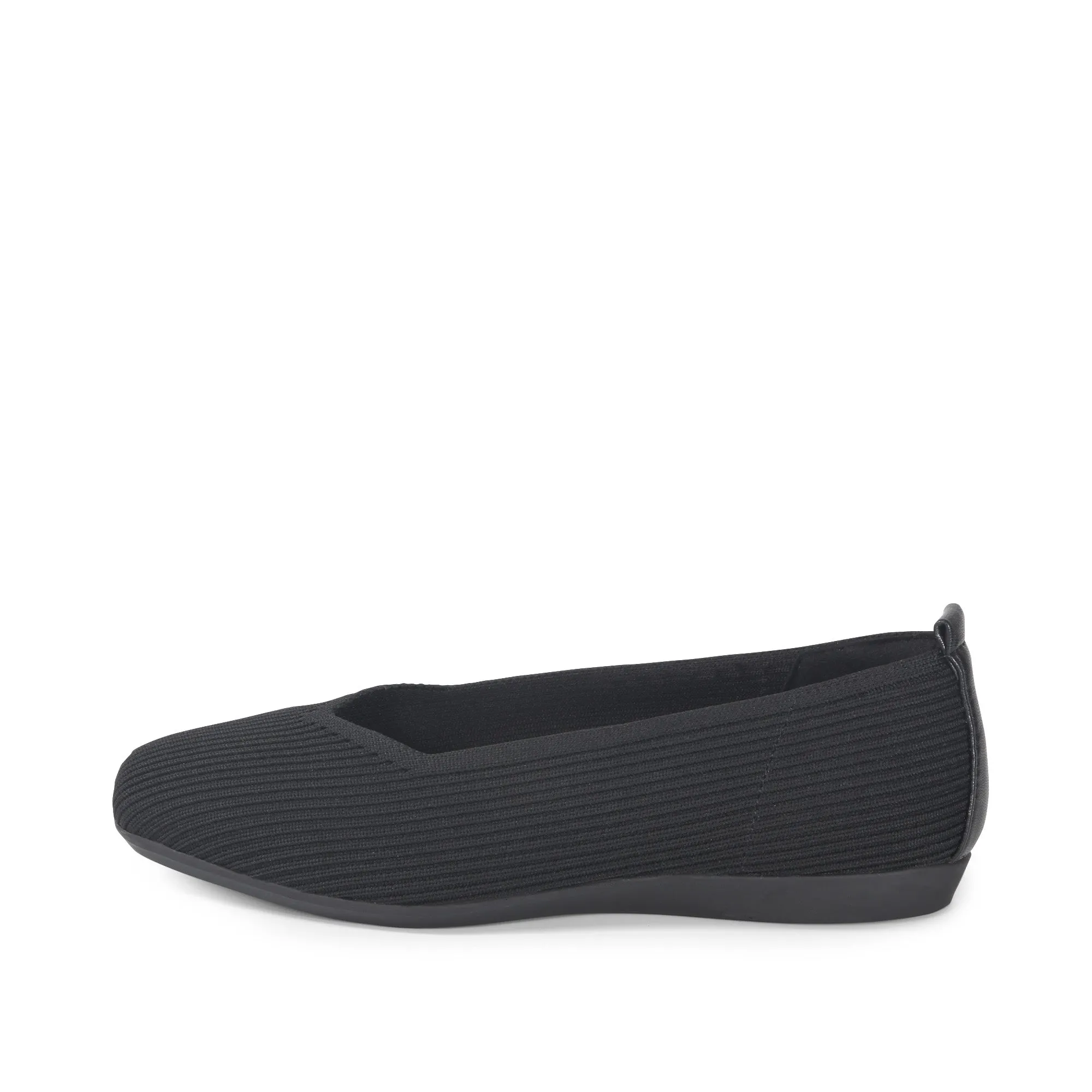 Vicenza Knit Ballet Flats (Nero)