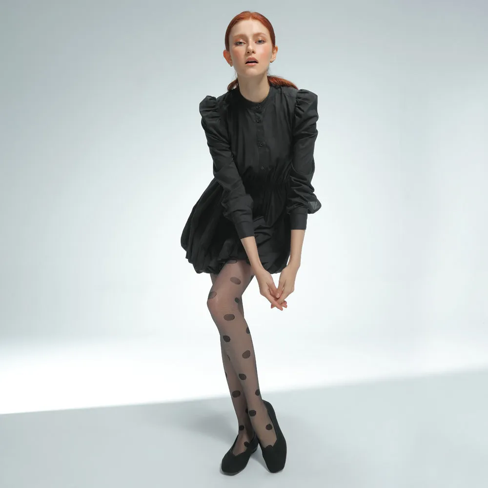 Vicenza Knit Ballet Flats (Nero)