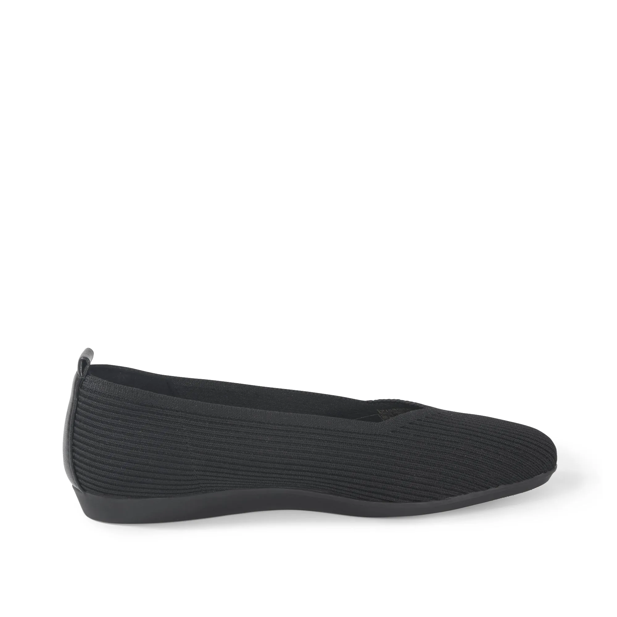 Vicenza Knit Ballet Flats (Nero)