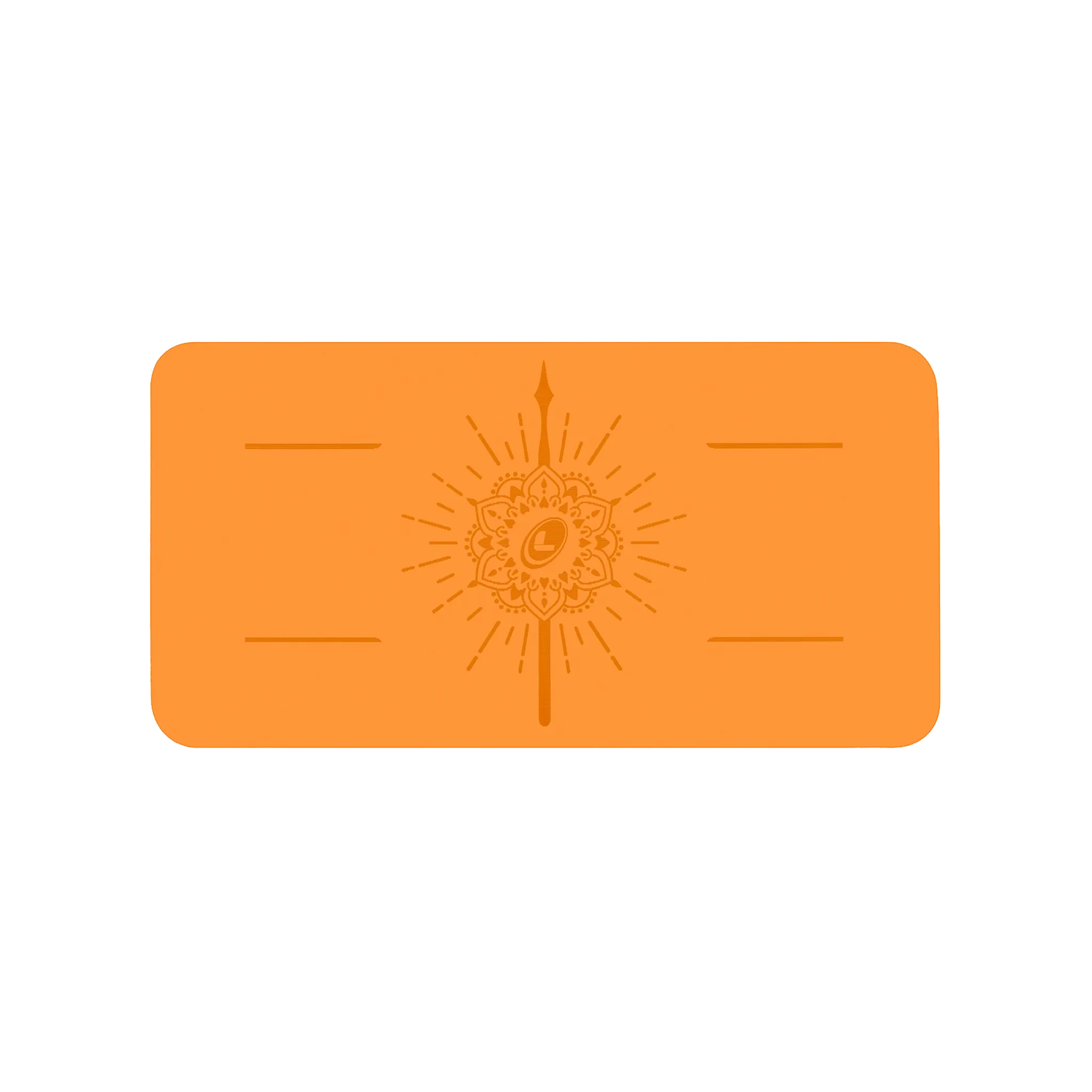 VNP Liforme Expressions Yoga Pad Happiness Orange - Handled