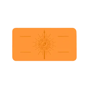 VNP Liforme Expressions Yoga Pad Happiness Orange - Handled