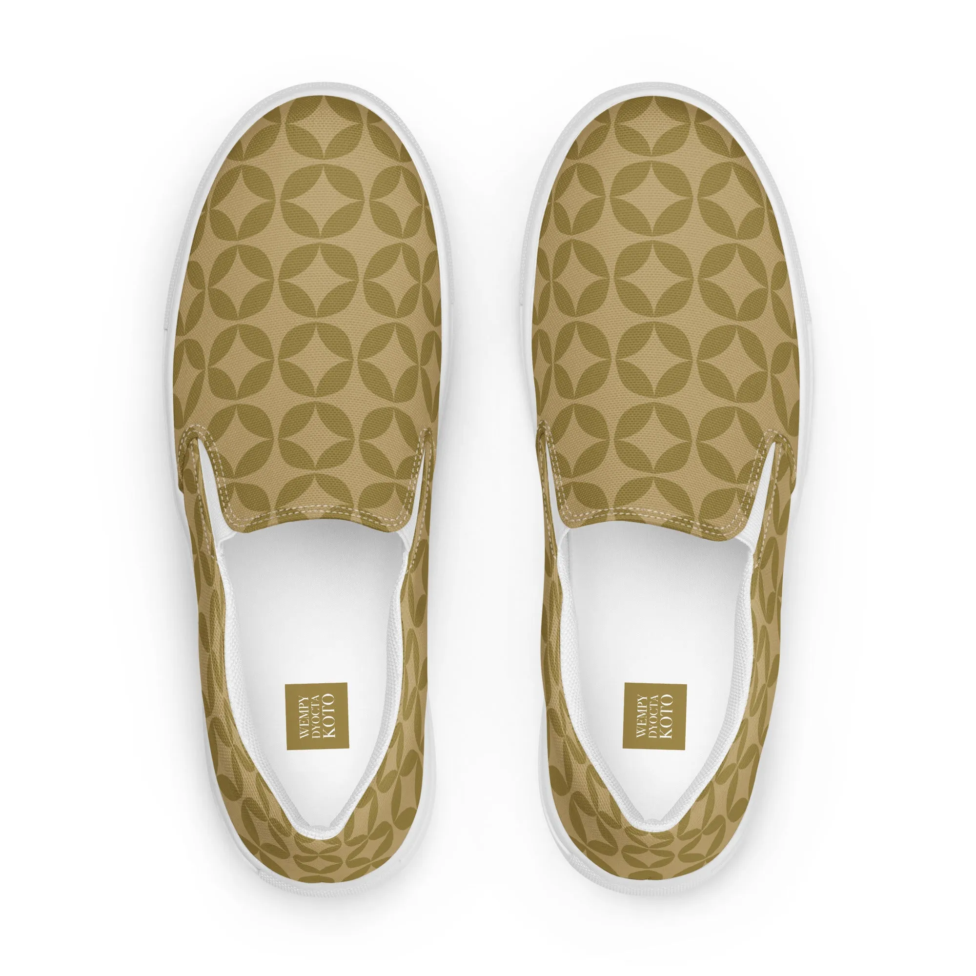 Wempy Dyocta Koto Signature Luxury - Sustainably Made Women’s slip-on canvas shoes