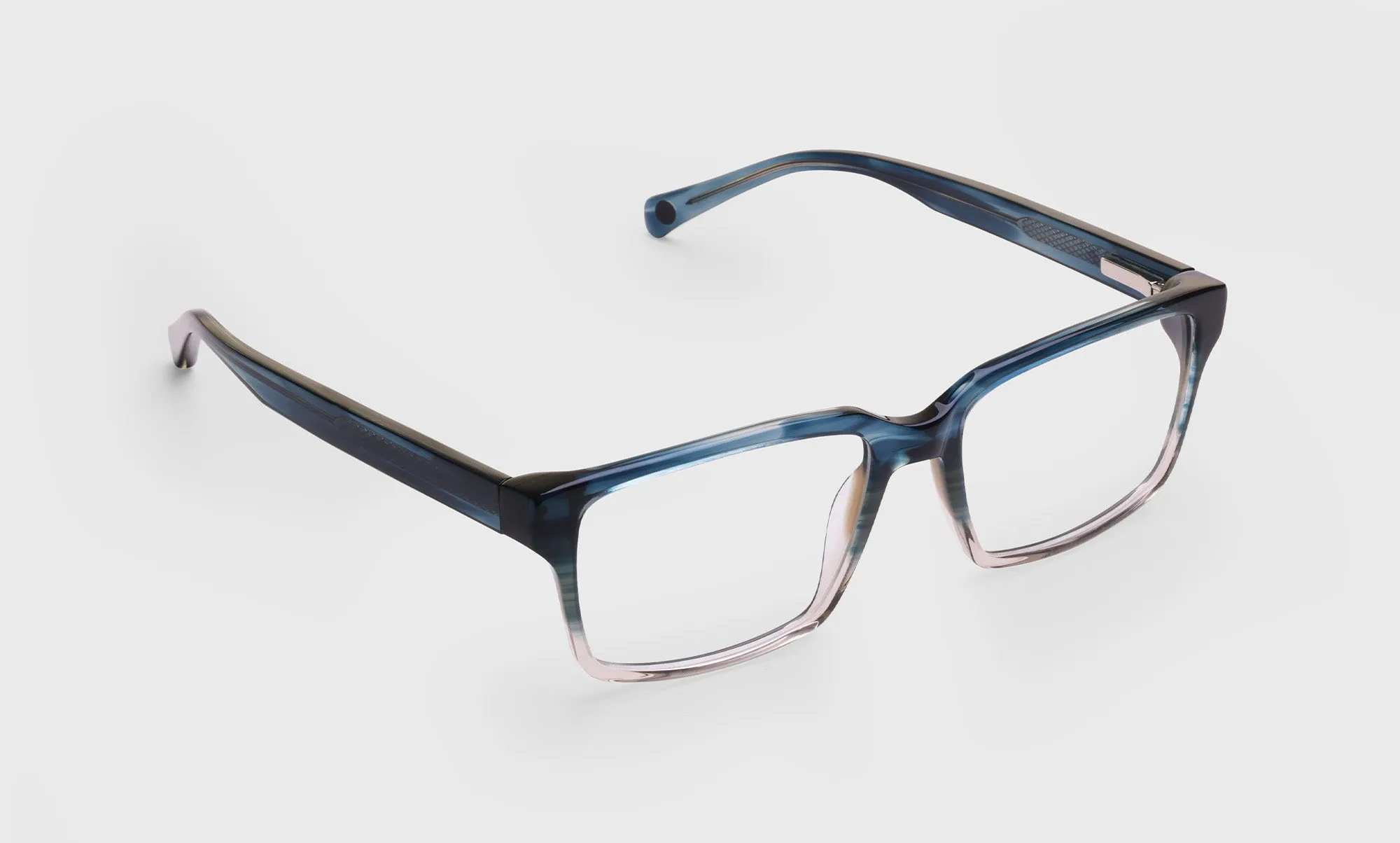 Wide Eyed Color 59 - Teal Demi Fade Front with Teal Demi Temples