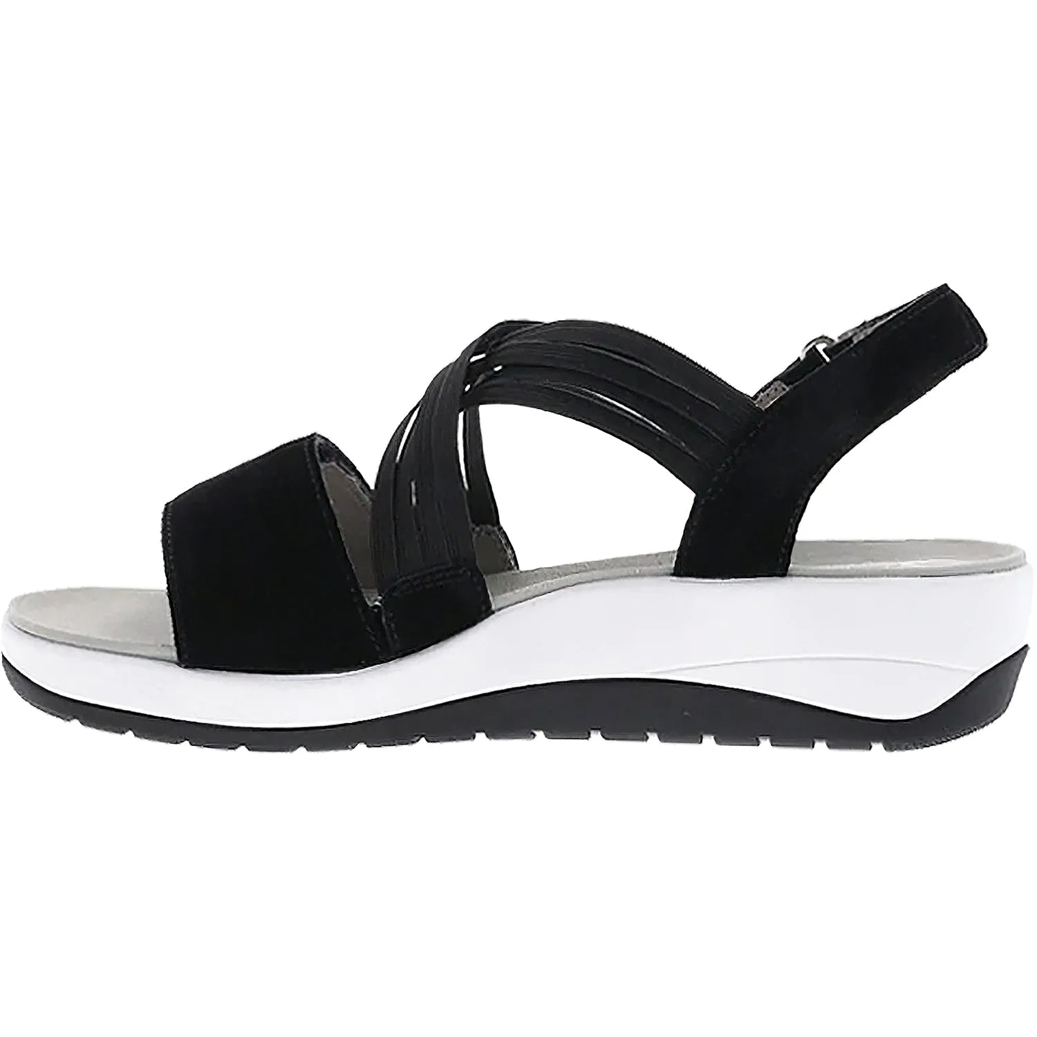 Women's Ara Niles Black Velour Suede