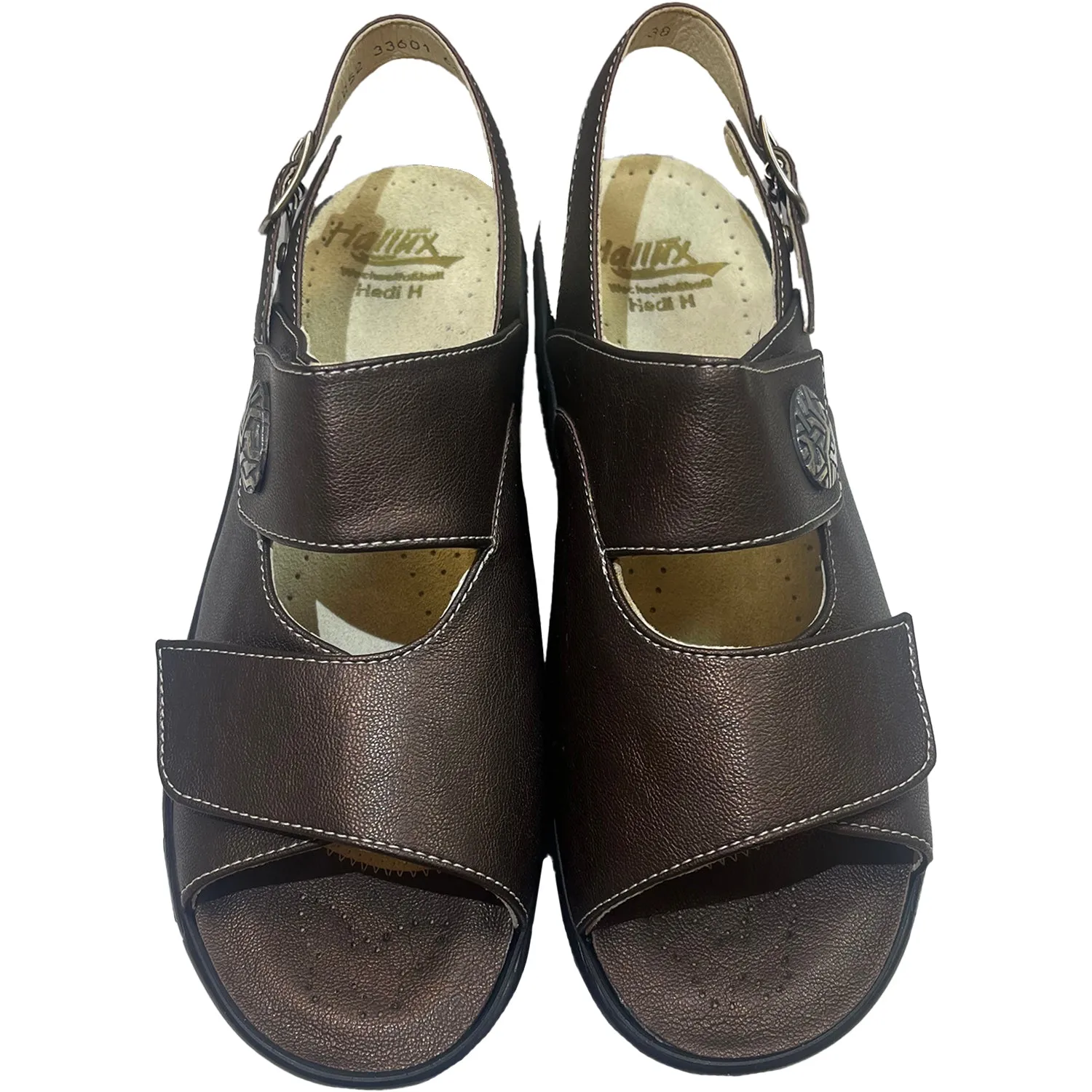 Women's Fidelio Emily Wide Fit Metallic Brown