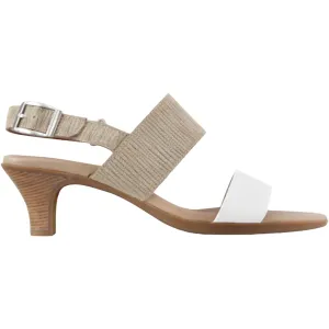 Women's Munro Livia White/Tan Combo