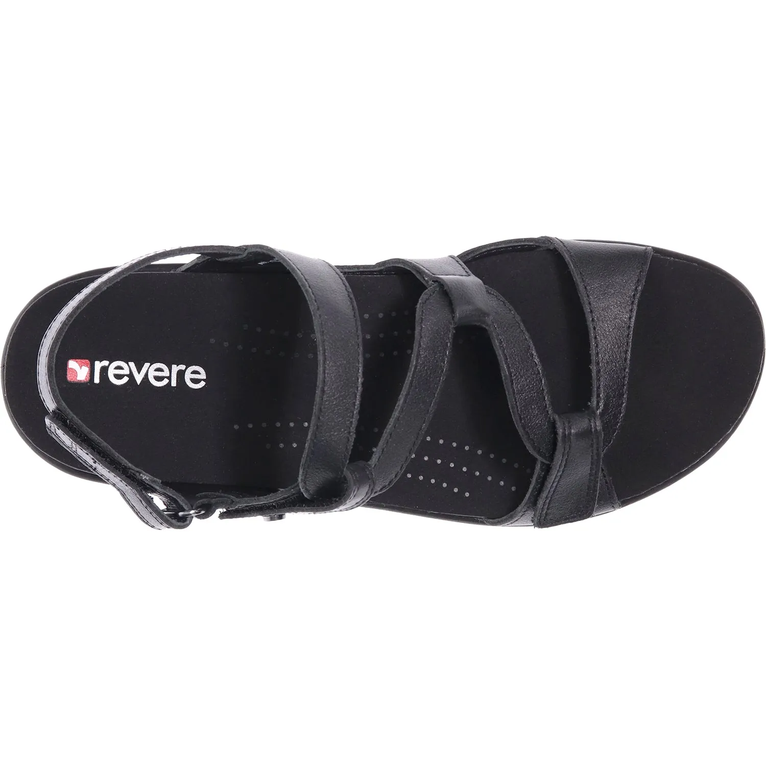 Women's Revere Emerald Black Leather