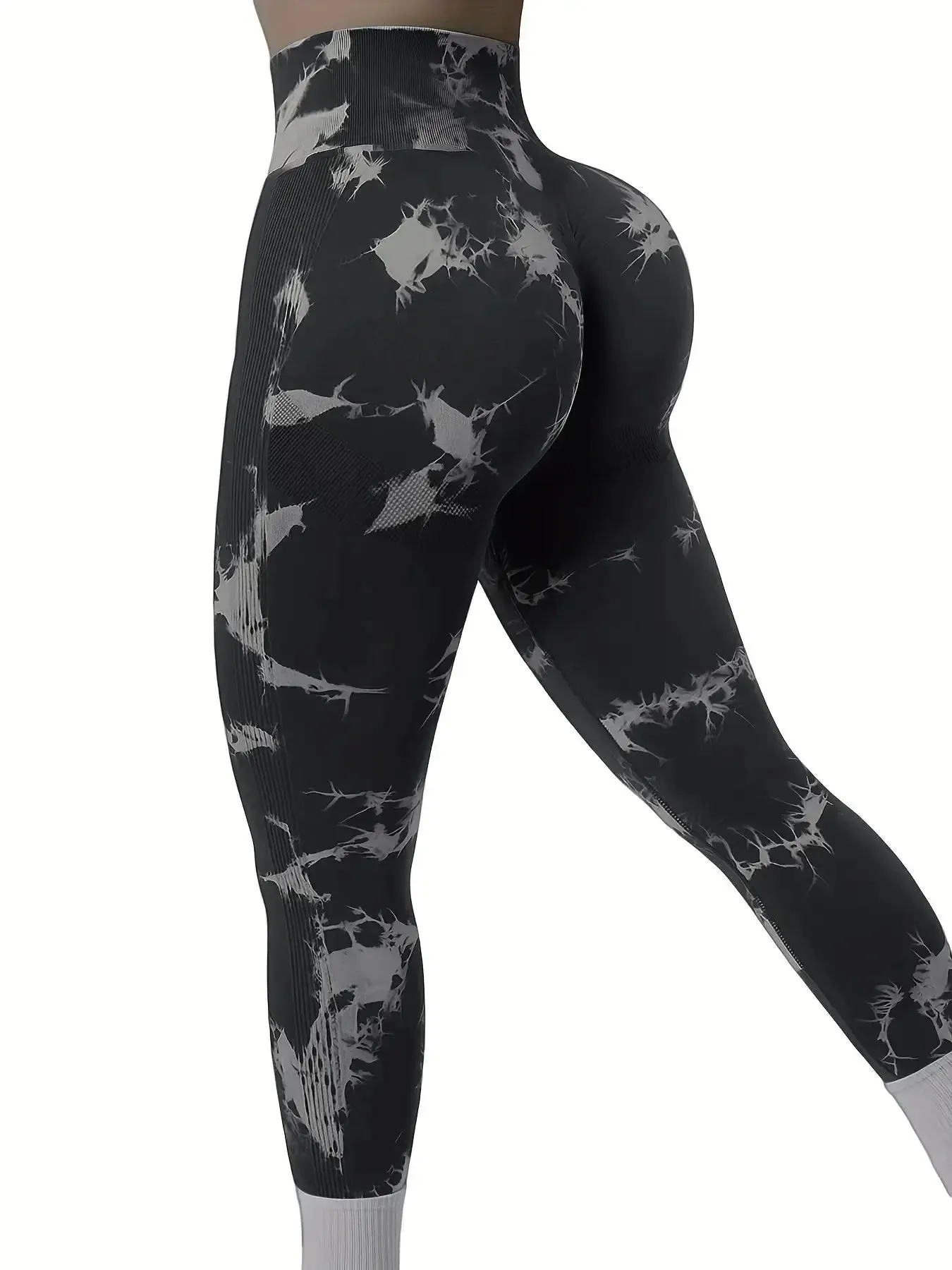 Women's Tie-Dye High Waist Yoga Pants