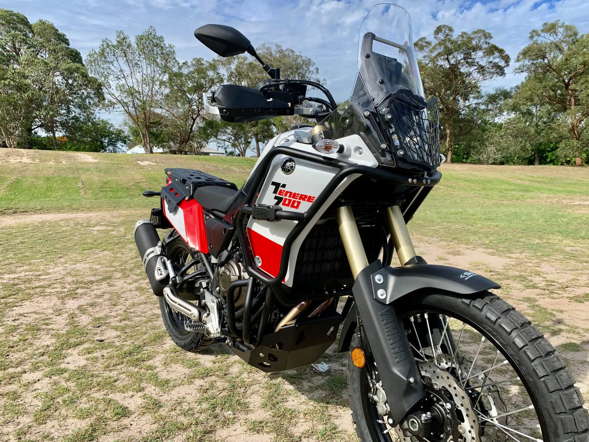 YAMAHA TENERE 700 Upper Crash Bars - Stainless steel
