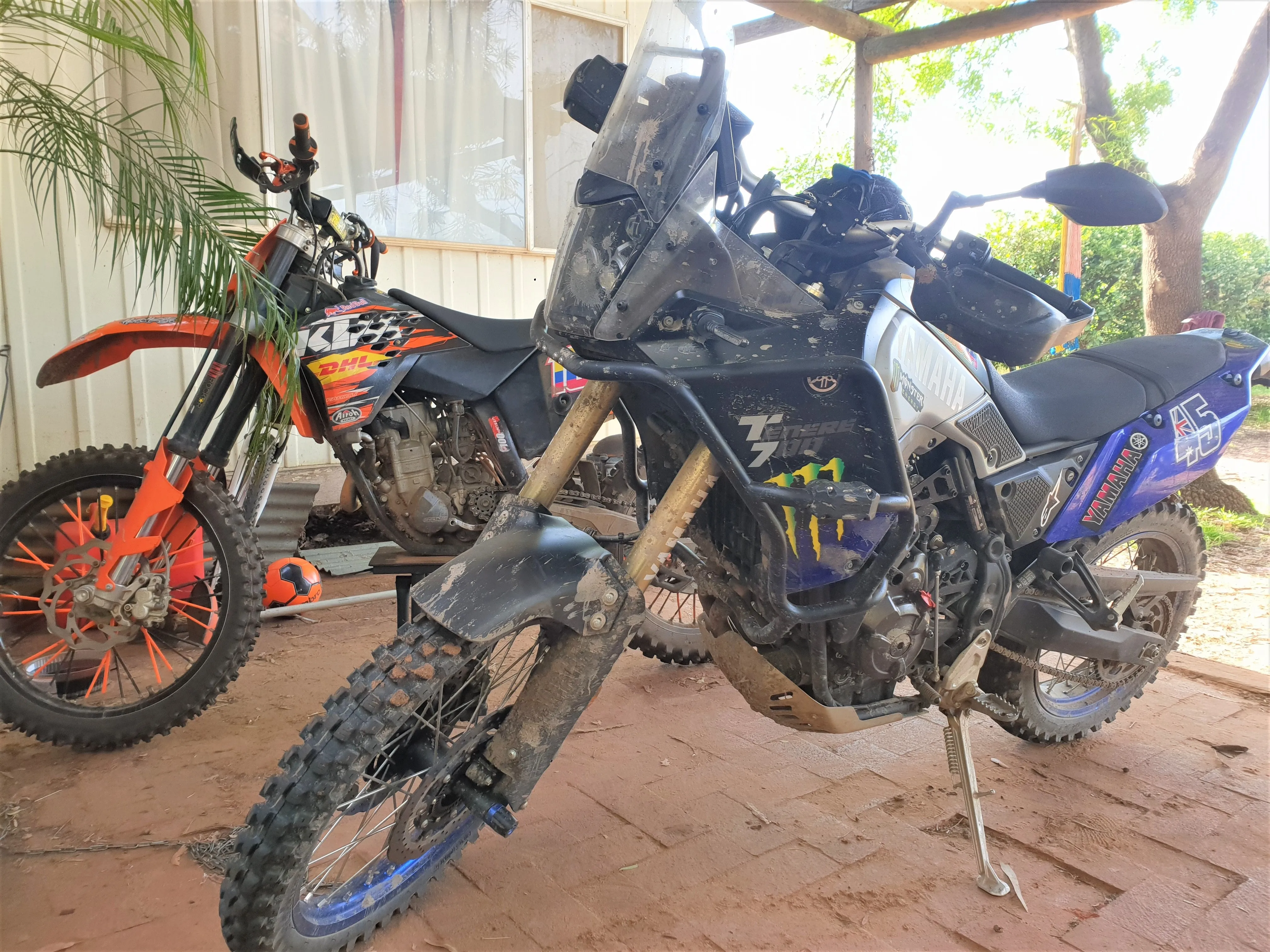 YAMAHA TENERE 700 Upper Crash Bars - Stainless steel