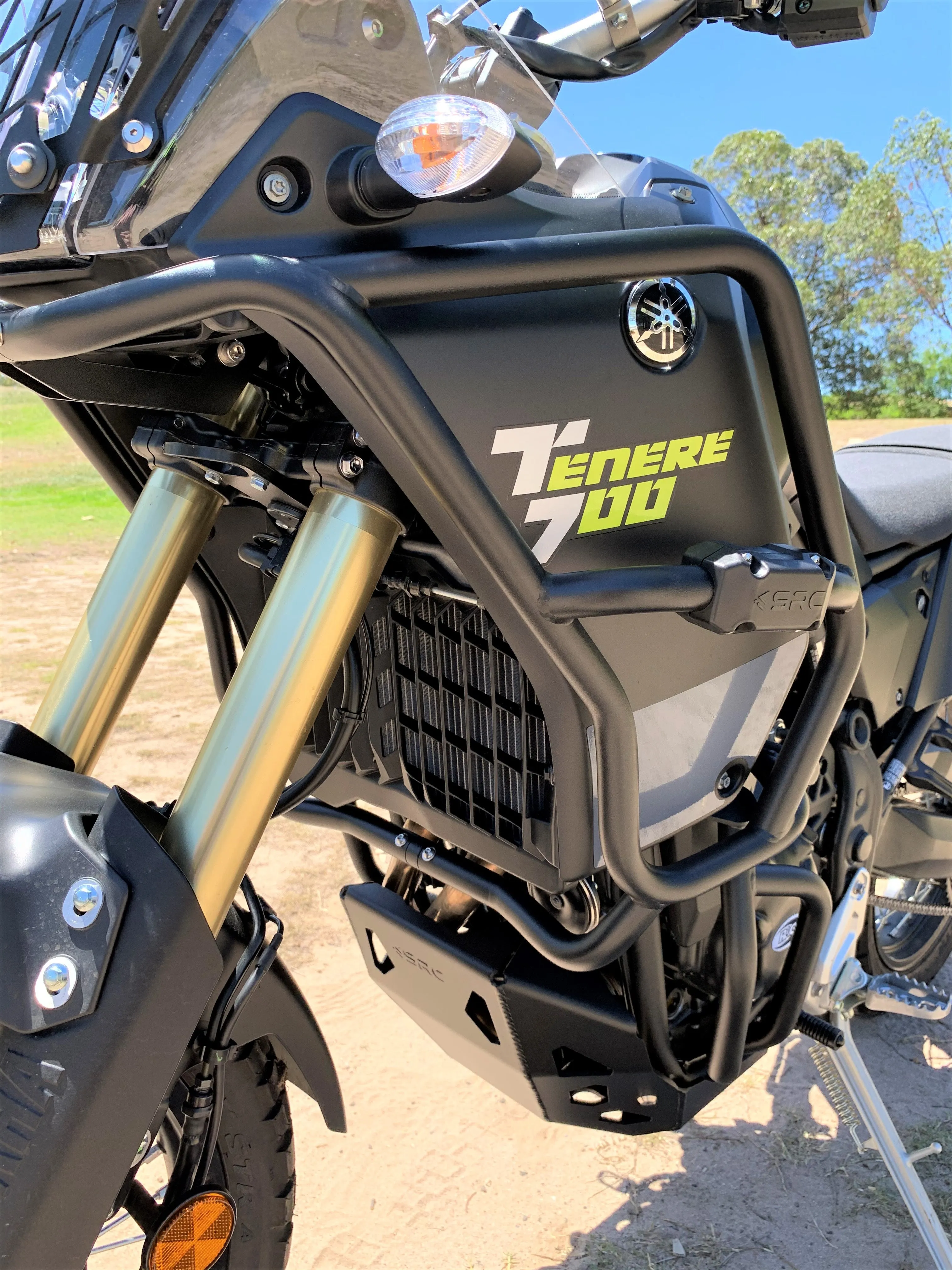 YAMAHA TENERE 700 Upper Crash Bars - Stainless steel
