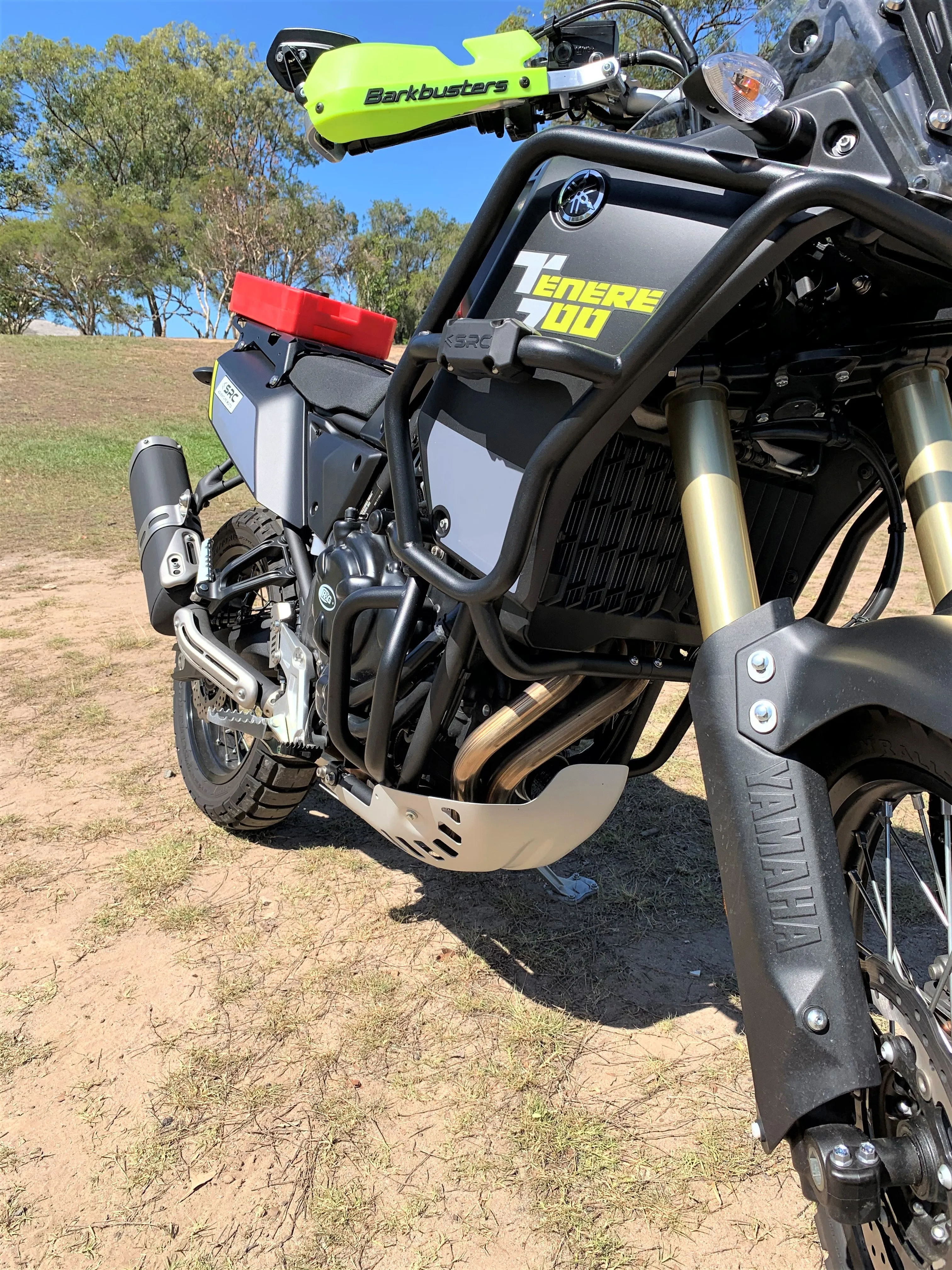 YAMAHA TENERE 700 Upper Crash Bars - Stainless steel
