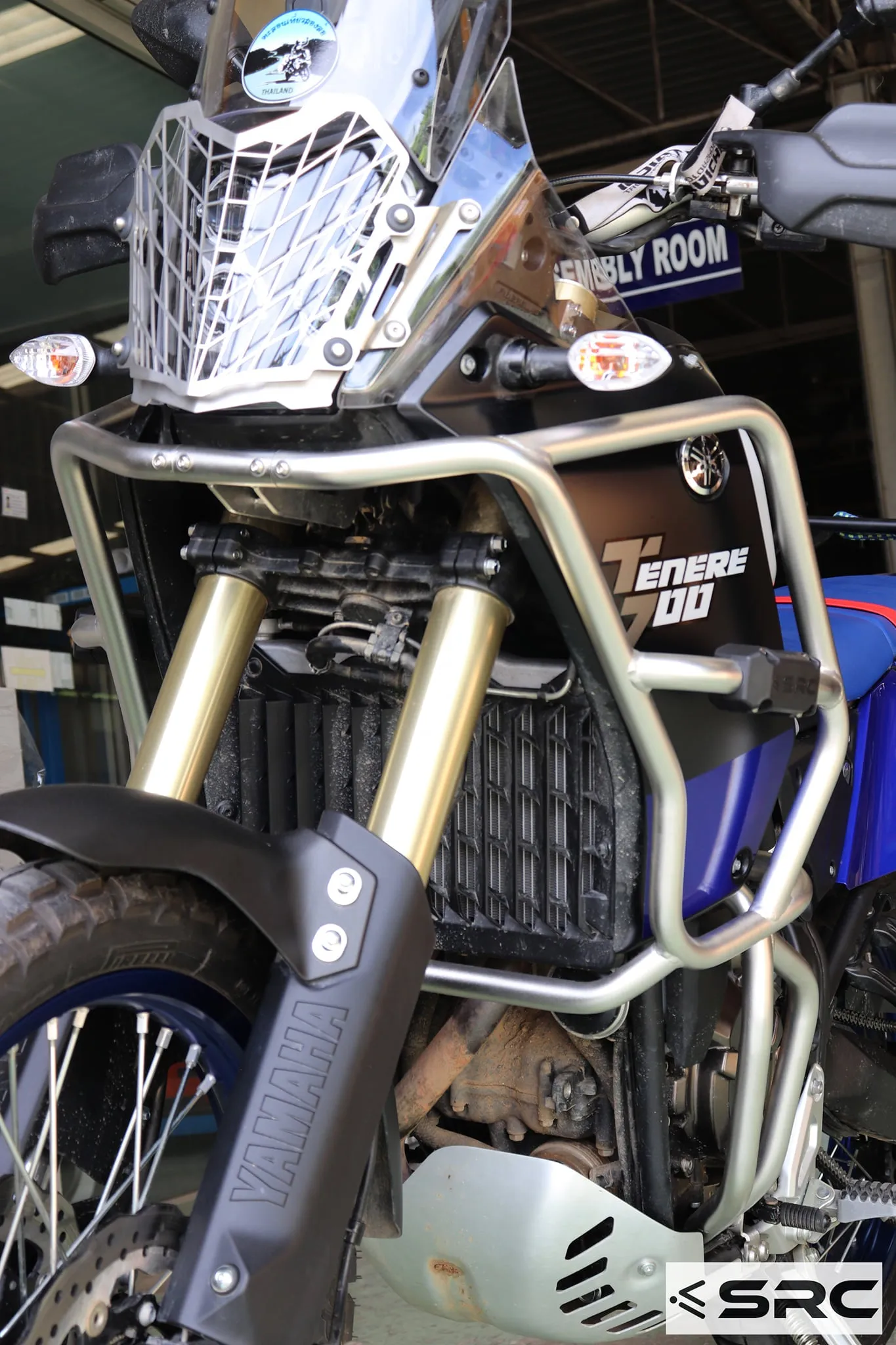 YAMAHA TENERE 700 Upper Crash Bars - Stainless steel