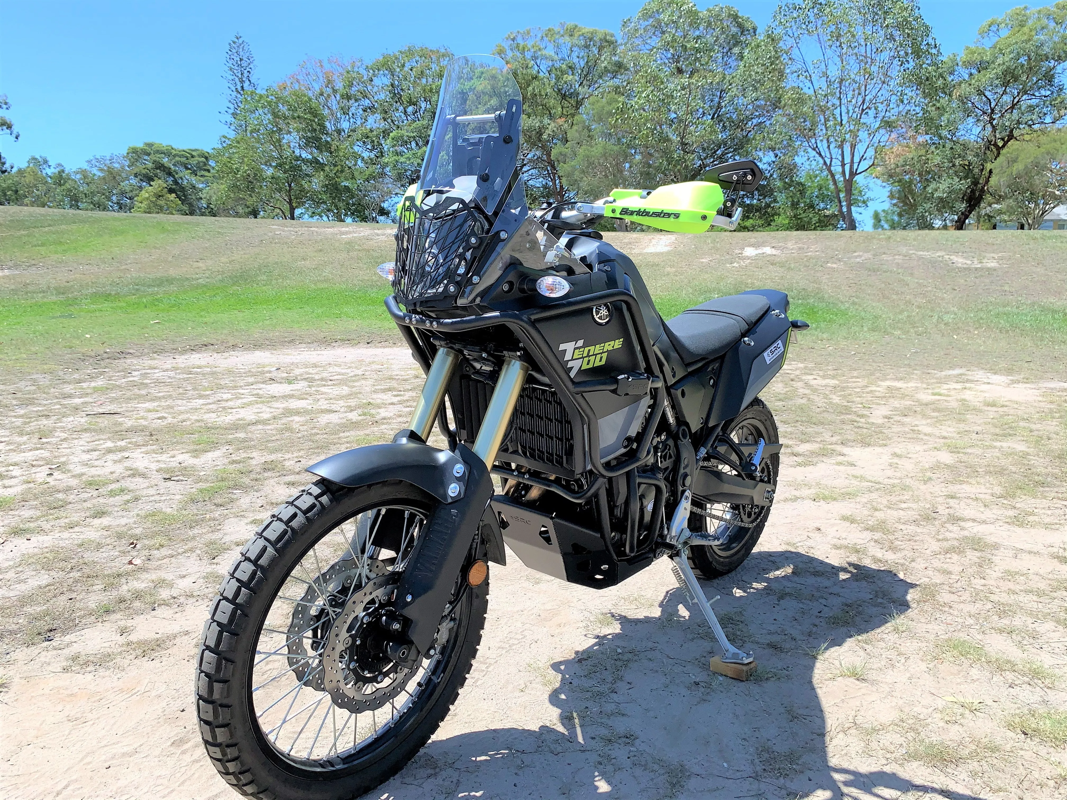 YAMAHA TENERE 700 Upper Crash Bars - Stainless steel