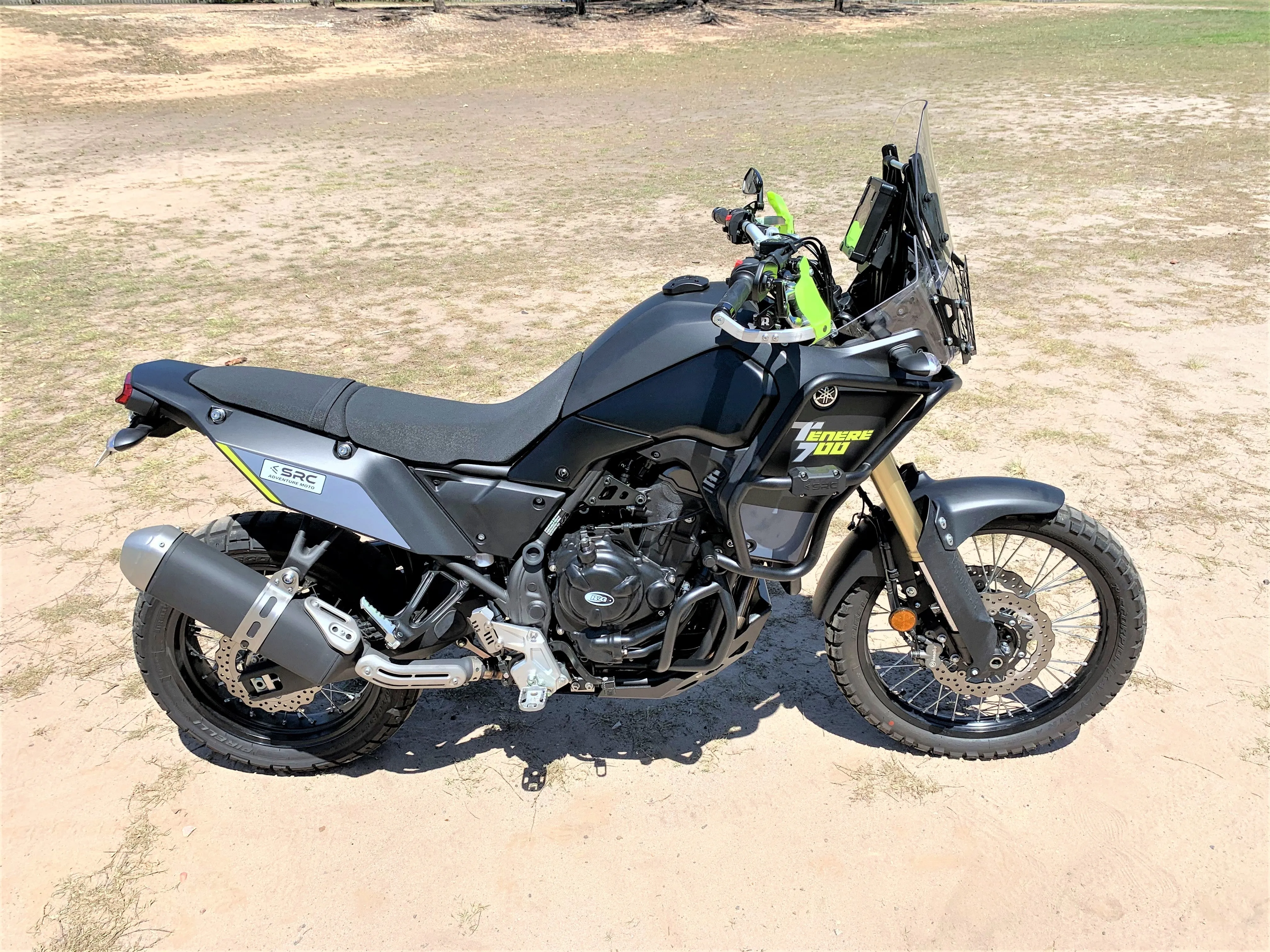 YAMAHA TENERE 700 Upper Crash Bars - Stainless steel