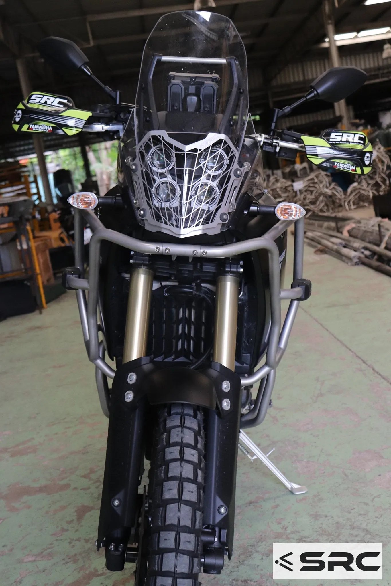 YAMAHA TENERE 700 Upper Crash Bars - Stainless steel