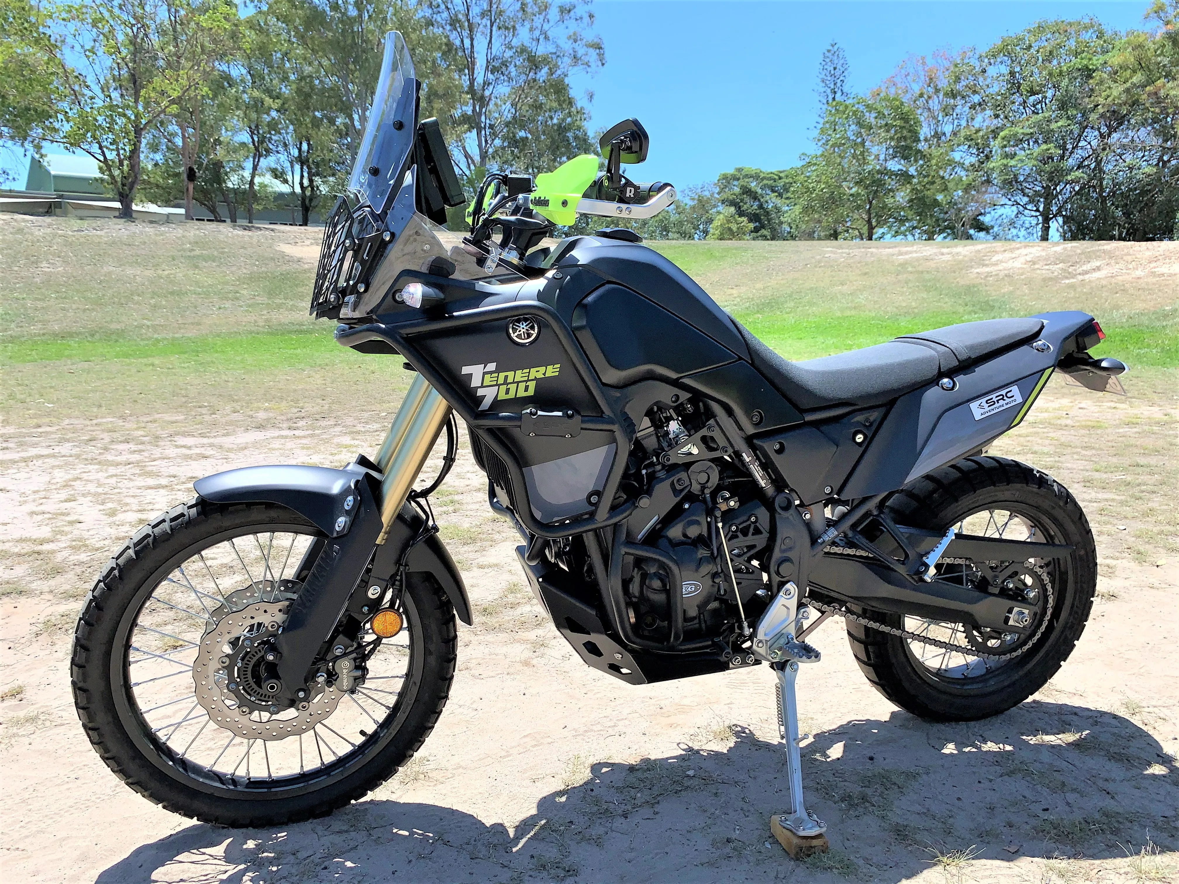 YAMAHA TENERE 700 Upper Crash Bars - Stainless steel