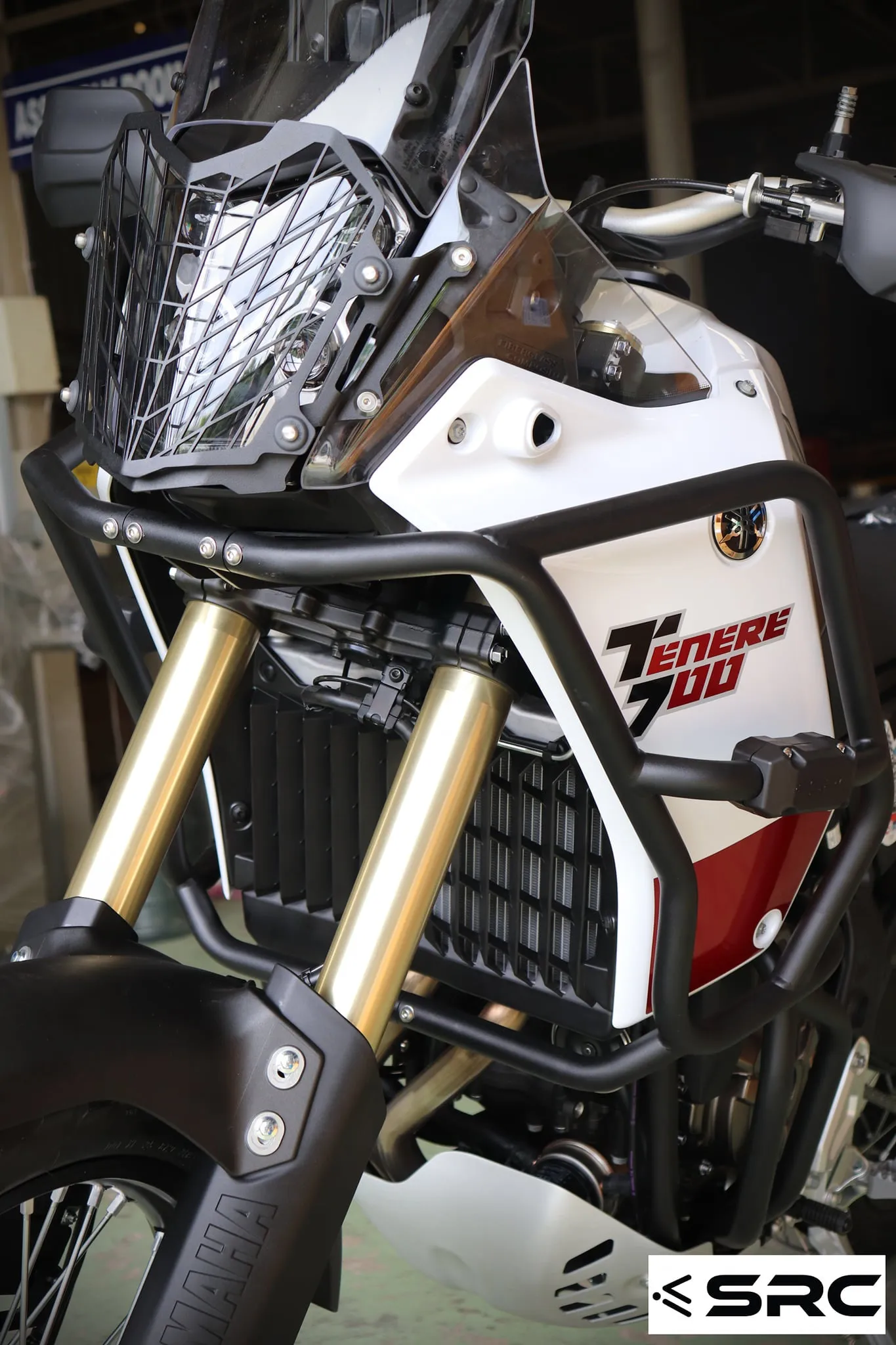 YAMAHA TENERE 700 Upper Crash Bars - Stainless steel