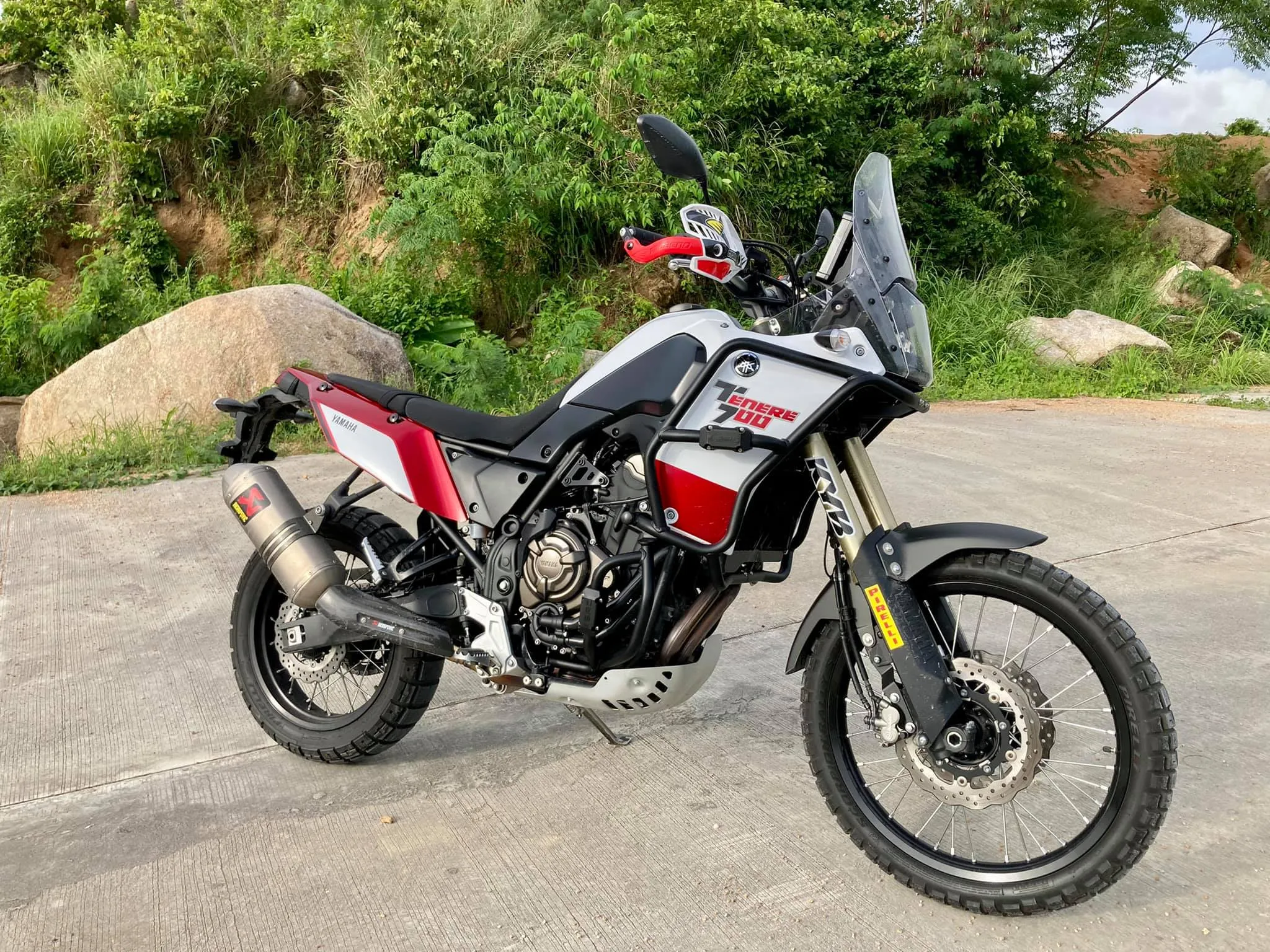 YAMAHA TENERE 700 Upper Crash Bars - Stainless steel