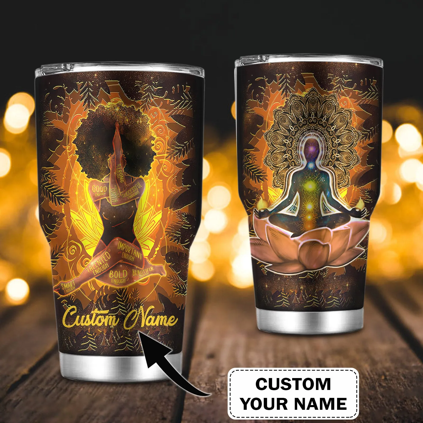 Yoga 3D Tumbler - Custom Tumbler - Yoga Vn96 069