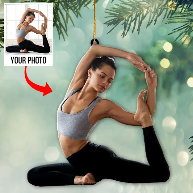 YOGA CUSTOM IMAGE ORNAMENT