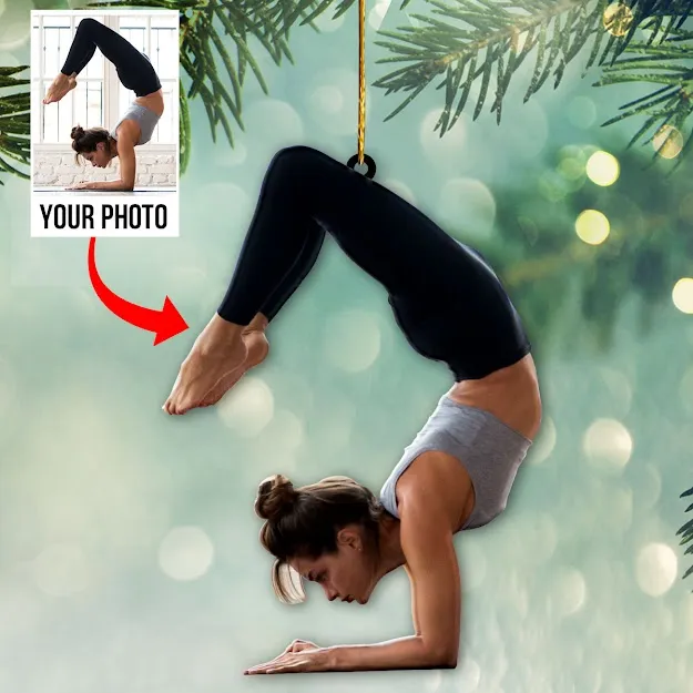 YOGA CUSTOM IMAGE ORNAMENT