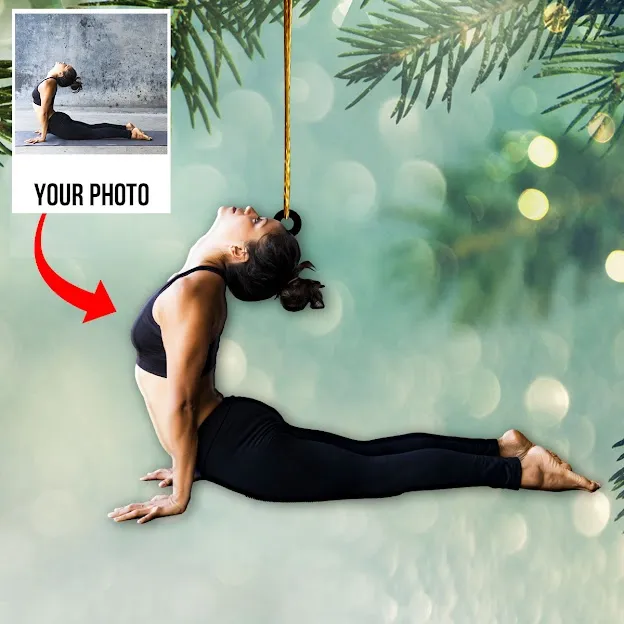 YOGA CUSTOM IMAGE ORNAMENT