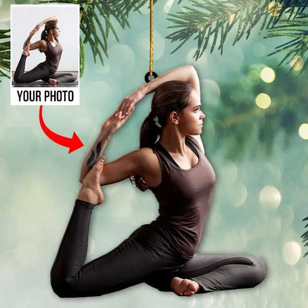 YOGA CUSTOM IMAGE ORNAMENT