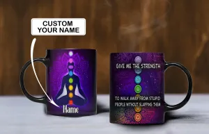 Yoga Gives Me Strength - Customize Mug - Loop - Nt168 - Ct009